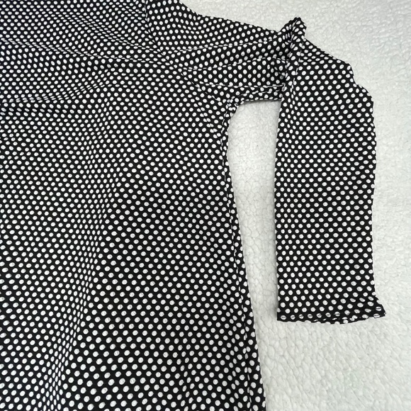 Women’s LuLaRoe Medium Black/White Duster Cardigan - Picture 10 of 15